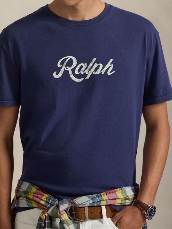 26SS 랄프 로렌 반팔 티셔츠 710936401 011 Blue - RALPH LAUREN