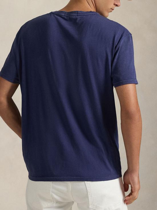 26SS 랄프 로렌 반팔 티셔츠 710936401 011 Blue - RALPH LAUREN