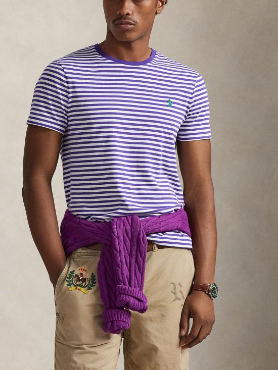 26SS 랄프 로렌 반팔 티셔츠 710956828 503 Purple - RALPH LAUREN