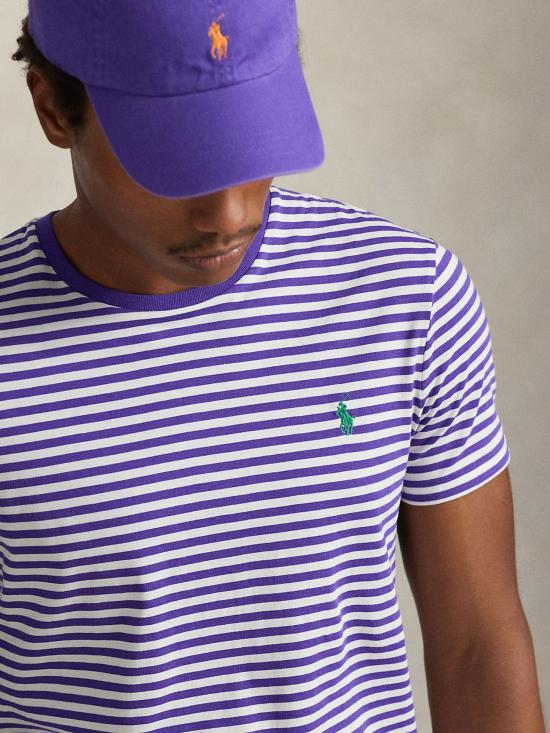 26SS 랄프 로렌 반팔 티셔츠 710956828 503 Purple - RALPH LAUREN