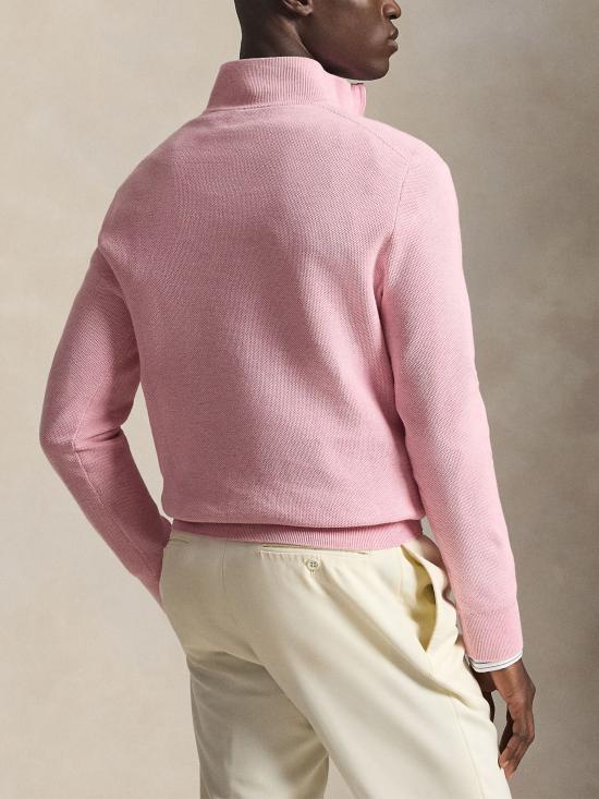 26SS 랄프 로렌 집업 니트 710932304 535 Pink - RALPH LAUREN