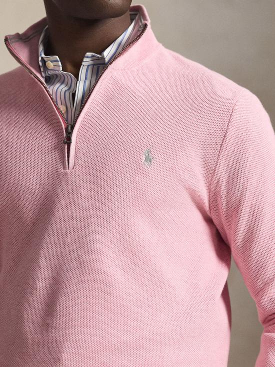 26SS 랄프 로렌 집업 니트 710932304 535 Pink - RALPH LAUREN