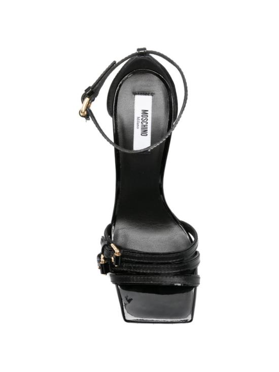 26SS 모스키노 샌들 MA1613AC1O MB3 00A Black - MOSCHINO