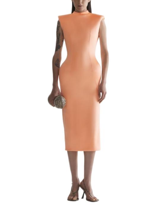 26SS 뮈글러 롱 원피스 26S1RO 18415019 3555 Neutrals