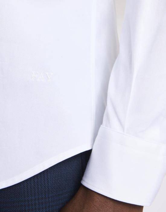 26SS 페이 긴팔 셔츠 NCMA152259SORMB001 White - FAY