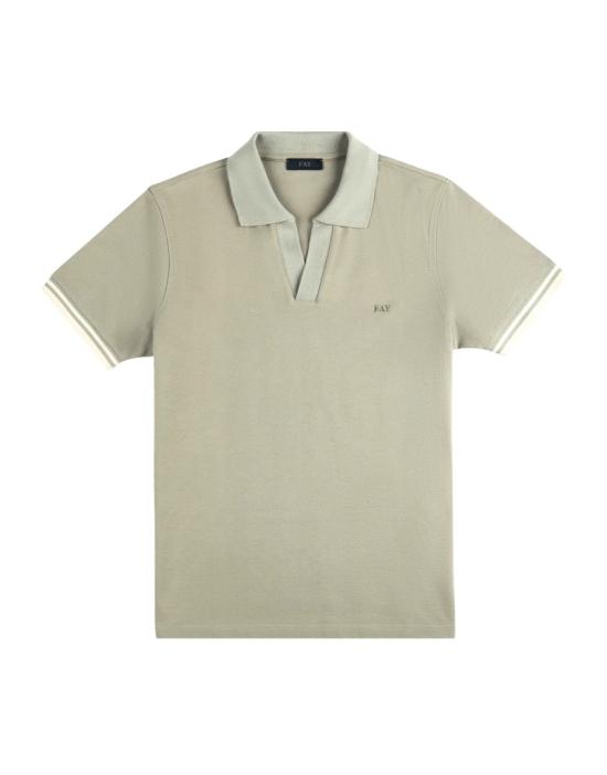 26SS 페이 폴로 티셔츠 NPMB252141STDWV618 Neutrals