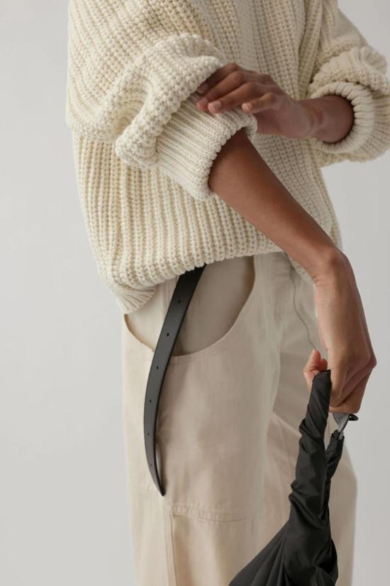  제임스 스트리트 코 스웨터 . 청키 로우 풀오버 - JAMES STREET CO.