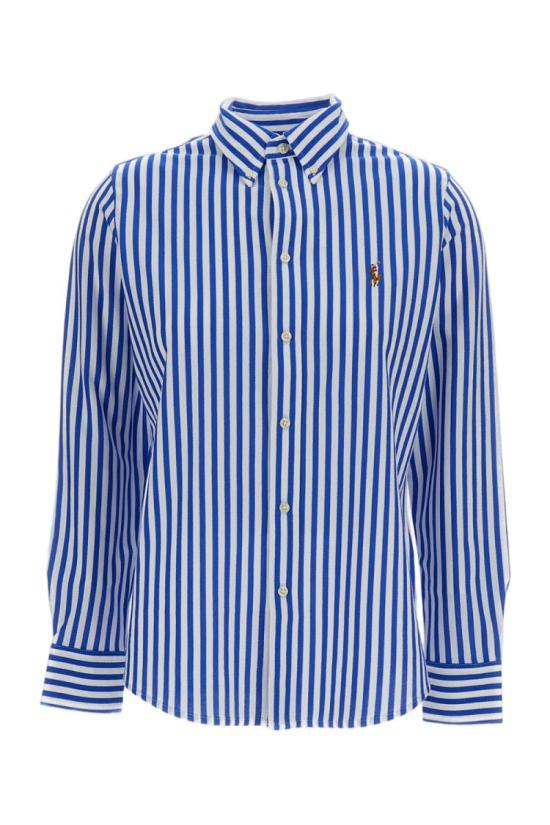 26SS 폴로 랄프로렌 클래식핏 스트라이프 셔츠 211910131500NEWIRISBLUEWHITE Blue