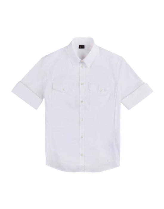 26SS 페이 셔츠 NCWA252600SZGRB001 White