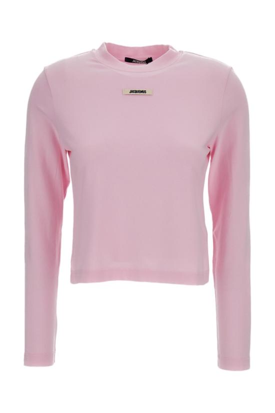 26SS 자크뮈스 긴팔 티셔츠 TSW00155AJ00124431 Pink