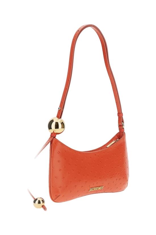 26SS 자크뮈스 르 비주 펄 숄더백 BAW00057AC26A02477 Orange - JACQUEMUS