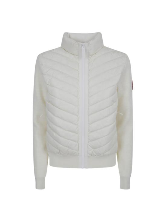 26SS 캐나다구스 하이브릿지 니트 자켓 6830L White