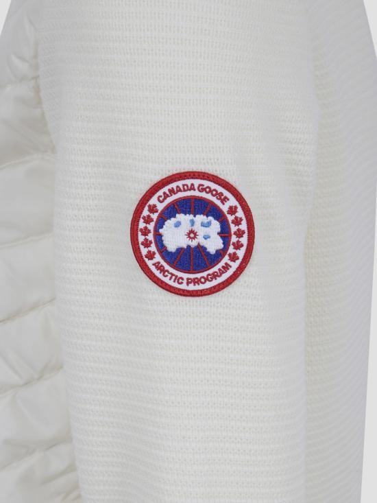 26SS 캐나다구스 하이브릿지 니트 자켓 6830L White - CANADA GOOSE