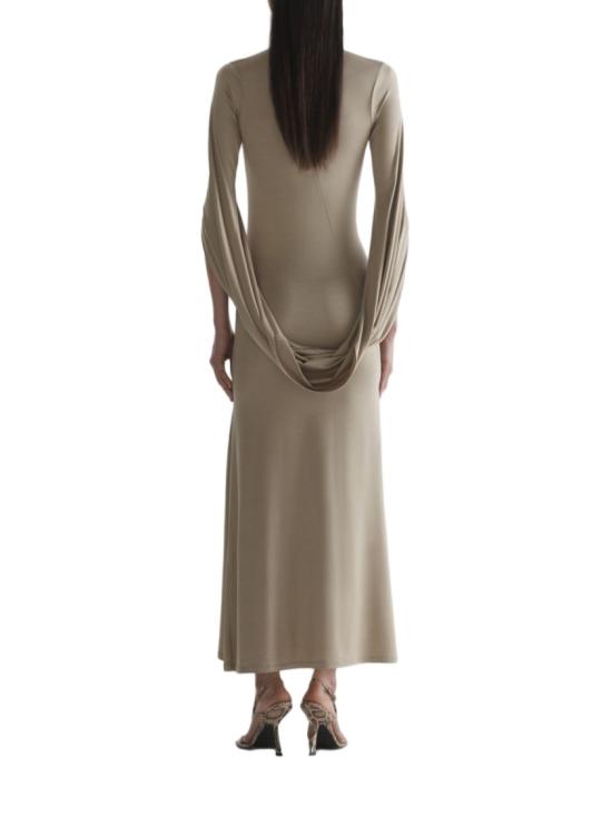 26SS 뮈글러 롱 원피스 26S1RO 18493012 7322 Brown - MUGLER