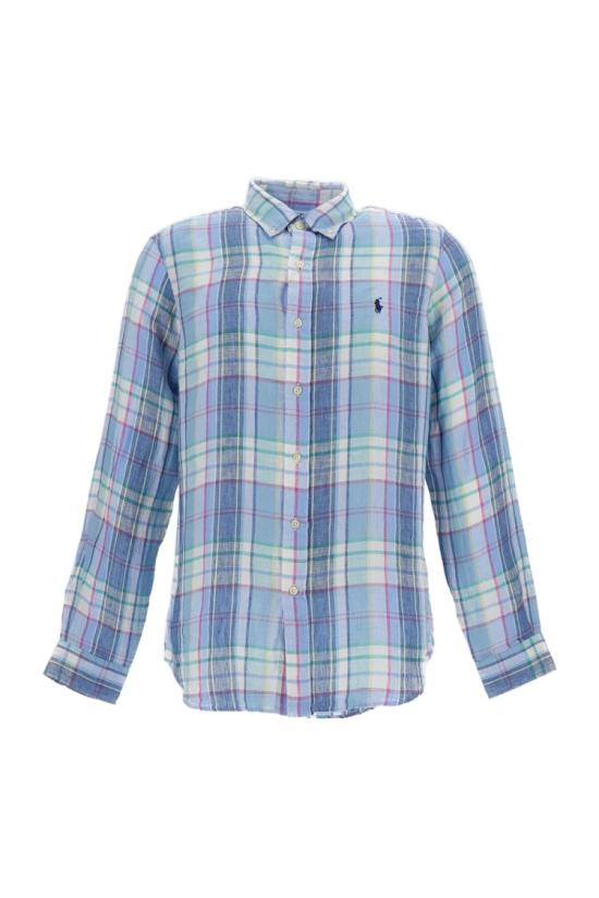 26SS 폴로 랄프로렌 긴팔 셔츠 710B16705002BLUEGREEN Blue