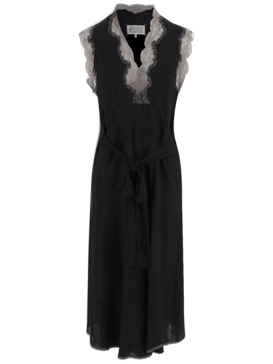 26SS 마르지엘라 롱 원피스 S51DD0058M35798900 Black