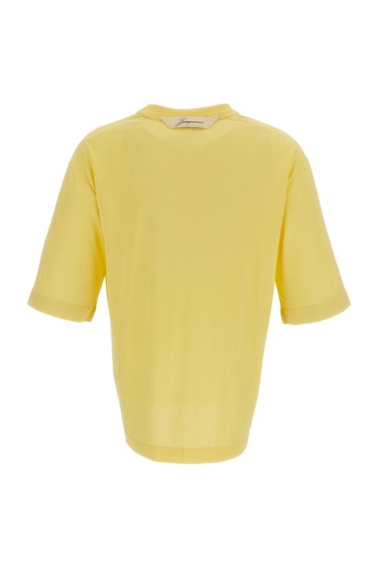 26SS 자크뮈스 반팔 티셔츠 TSW00588AJ00254210 Yellow - JACQUEMUS