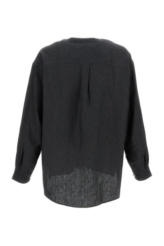 26SS 자크뮈스 긴팔 셔츠 SHM00615AW00810970 Grey - JACQUEMUS