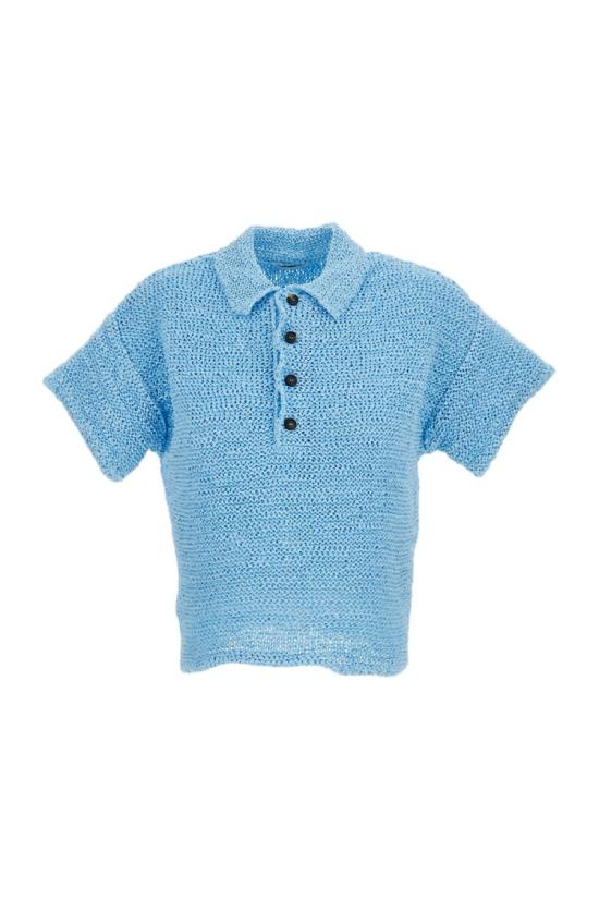 26SS 하이쿠레 폴로 티셔츠 HEW07105MC064PXT0171 Blue