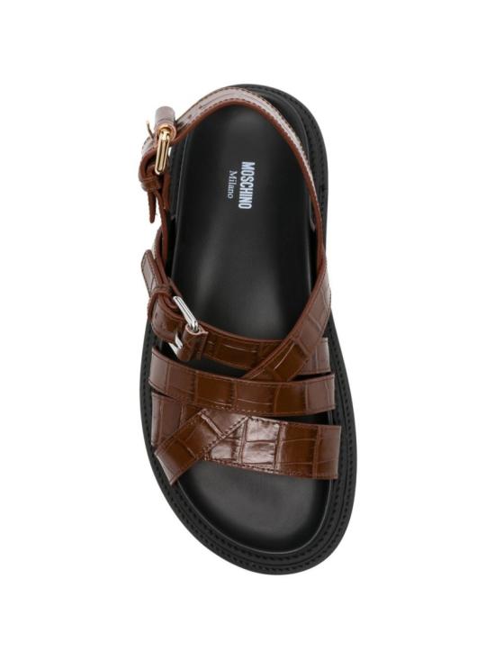 26SS 모스키노 샌들 MB16013G0O GN0 30W Brown - MOSCHINO