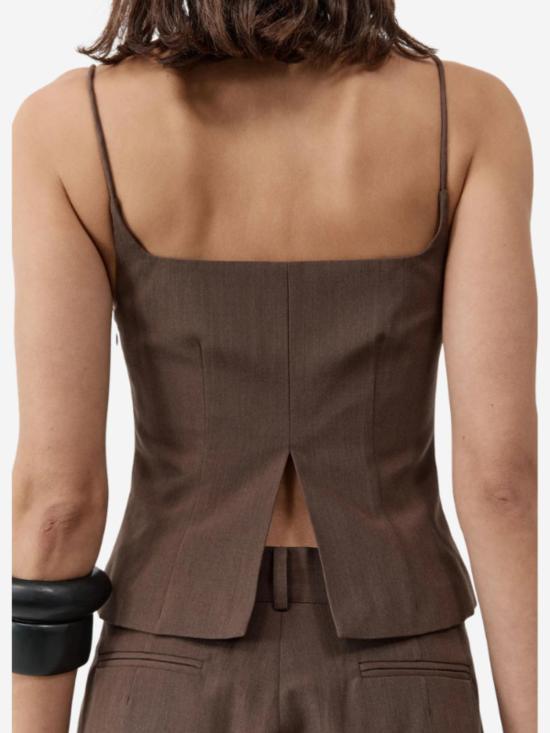  세인트아그니 캐미솔 세인트 아그니 실크 캔버스  머드 - ST.AGNI