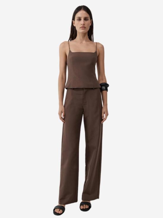  세인트아그니 캐미솔 세인트 아그니 실크 캔버스  머드 - ST.AGNI