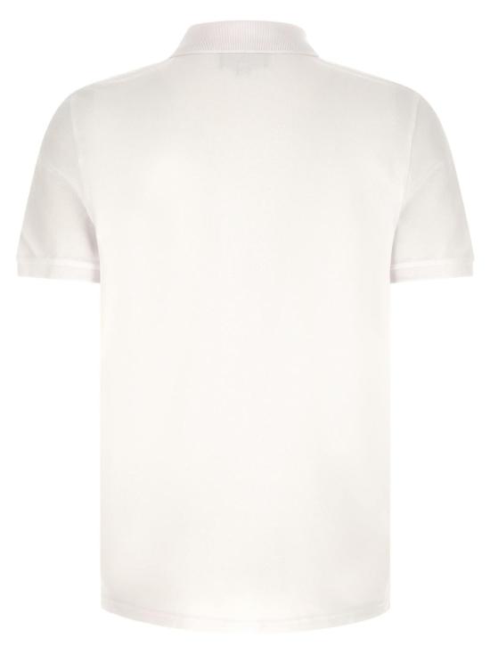  메종키츠네 폴로 티셔츠 메종 키츠네 여우 머리 폴로 셔츠 화이트 - MAISON KITSUNE