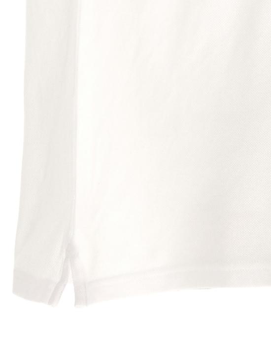  메종키츠네 폴로 티셔츠 메종 키츠네 여우 머리 폴로 셔츠 화이트 - MAISON KITSUNE