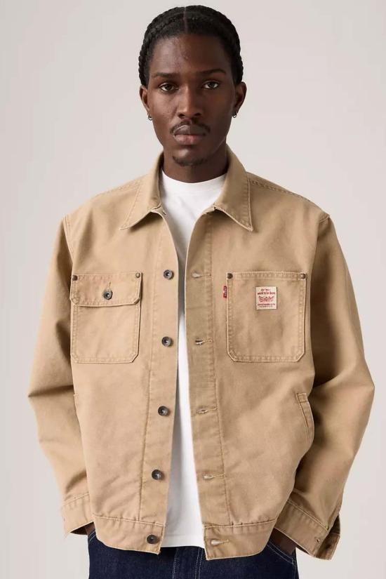  리바이스 데님 자켓 선라이즈 트러커 재킷 타이거 아이 - LEVI'S