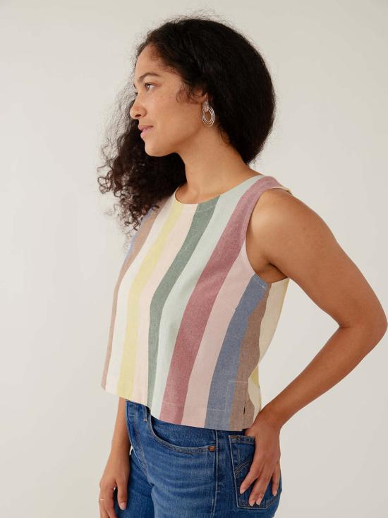  Mata Traders 민소매 티셔츠 마타 트레이더스 네코 탱크 빈티지 레인보우 - OTHER BRANDS