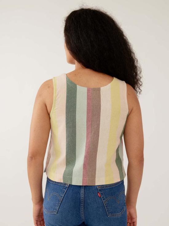  Mata Traders 민소매 티셔츠 마타 트레이더스 네코 탱크 빈티지 레인보우 - OTHER BRANDS