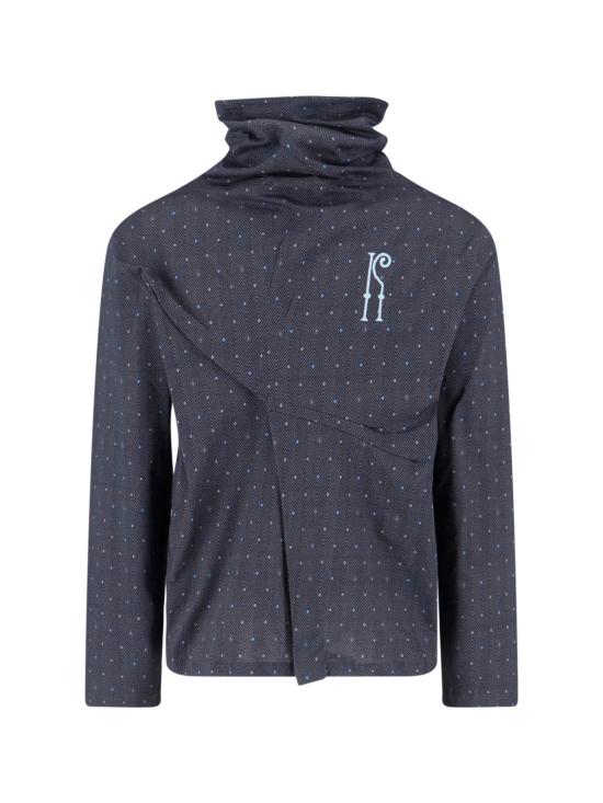 26SS 키코 코스타디노브 긴팔 티셔츠 KKSS26TP07 96 Black