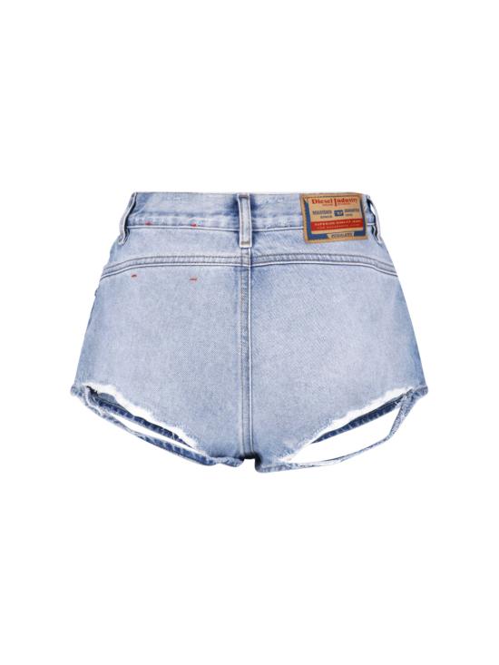 26SS 디젤 데님 숏팬츠 A03557 007DM 01 Blue - DIESEL