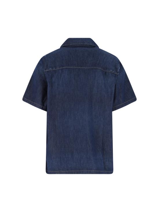 26SS 디젤 반팔 셔츠 A16957 0DBDB 01 Blue - DIESEL