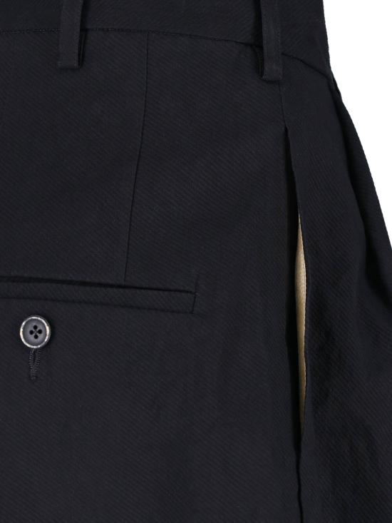 26SS 우마 왕 스트레이트 팬츠 UW3018 UW900 Black - UMA WANG