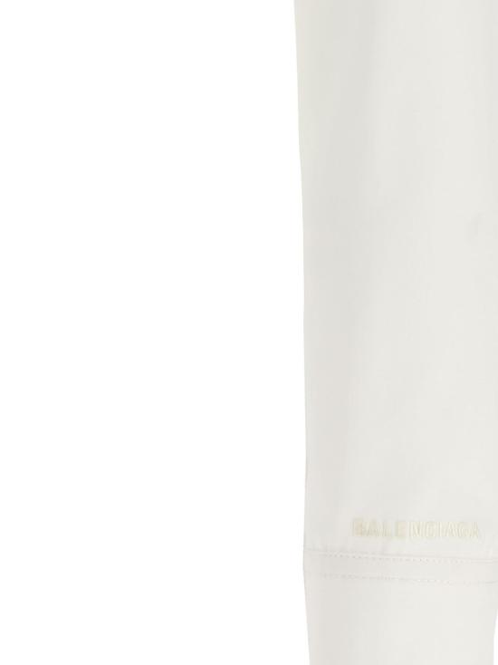  발렌시아가 탑 크롭 셔츠 화이트 - BALENCIAGA