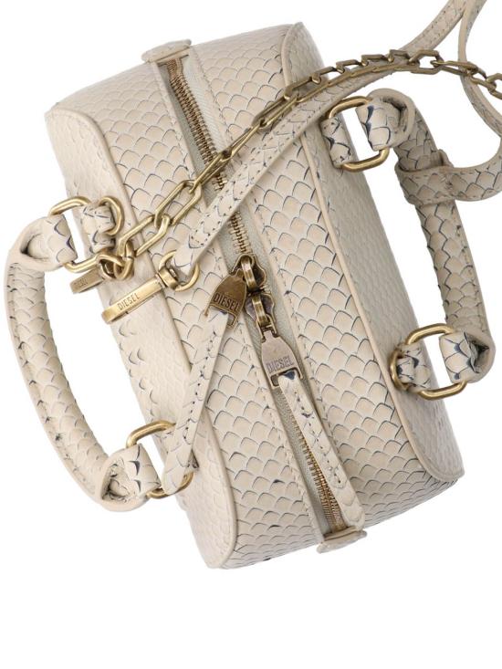 26SS 디젤 1DR 돔 크로스바디 백 X10369 P8958 T2039 Beige - DIESEL