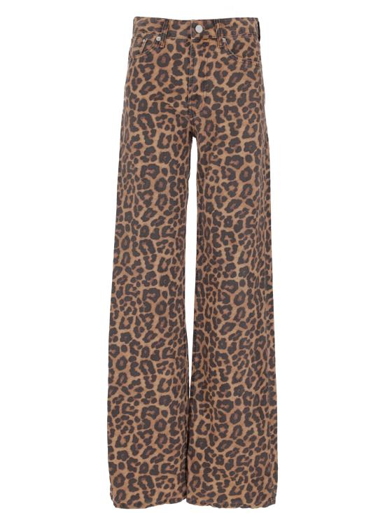 26SS 애니빙 스트레이트 팬츠 A0611765 MTL59 LEOPARD