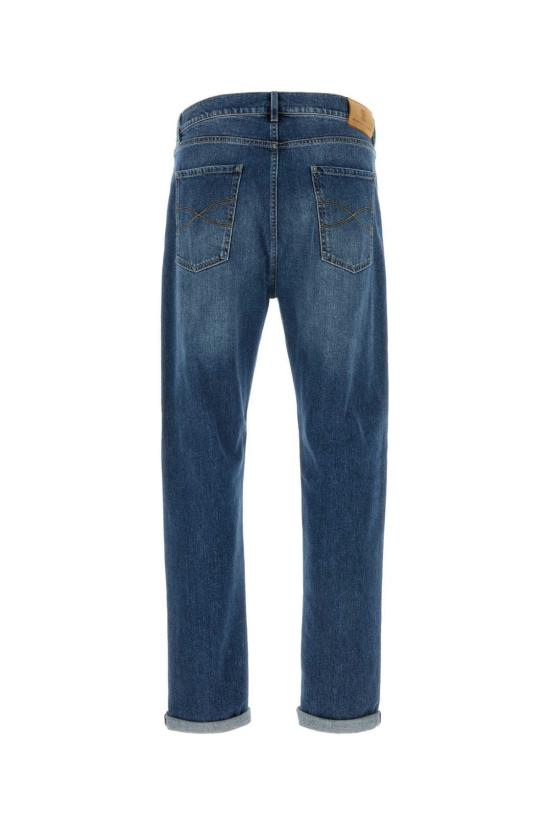  브루넬로 쿠치넬리 데님 팬츠 Brunello Cucinelli 스트레치 데님 진 C1471 - BRUNELLO CUCINELLI