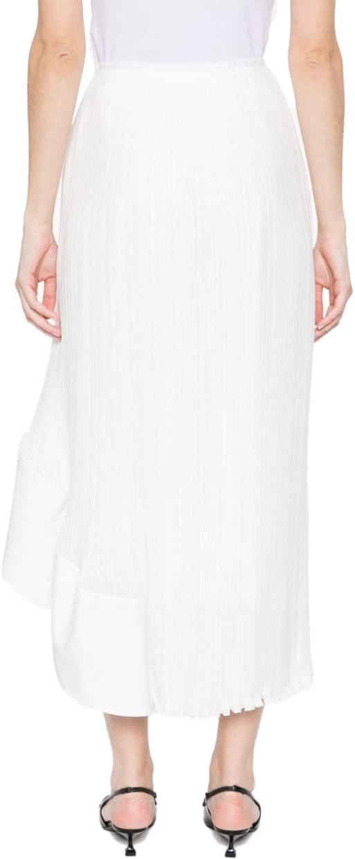  랑방 롱 스커트 RWST00025904P24001 WHITE - LANVIN