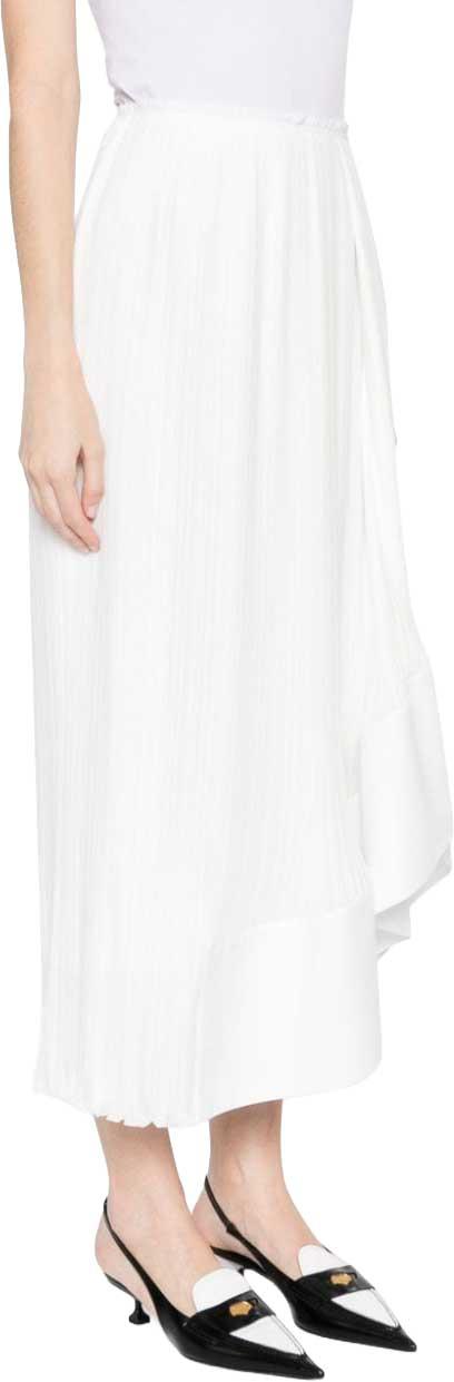  랑방 롱 스커트 RWST00025904P24001 WHITE - LANVIN