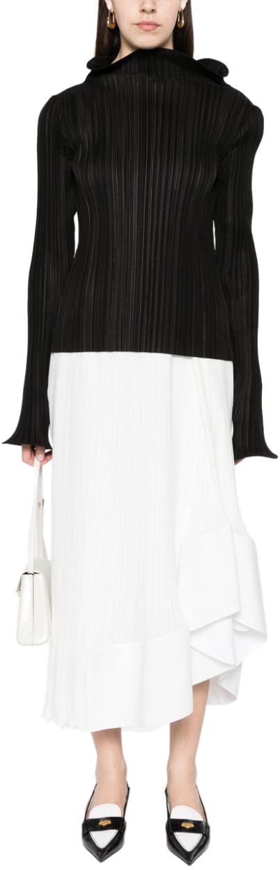  랑방 롱 스커트 RWST00025904P24001 WHITE - LANVIN