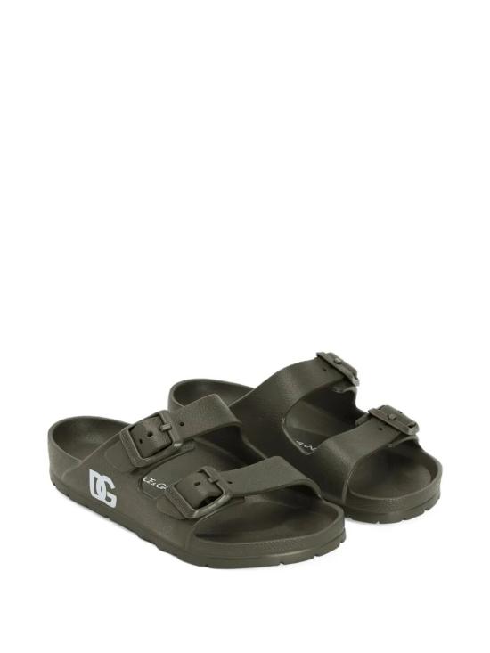 26SS [키즈] 돌체앤가바나 플립플랍 DD0324 A5103 8X070 VERDE MILITARE