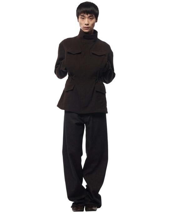  오마르 아프리디 자켓 OA SS26 BZ 102 01 BROWN