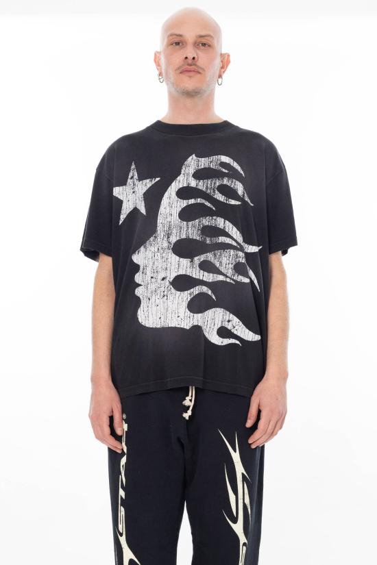 26SS 헬스타 반팔 티셔츠 HSCC2TE01 BLACK