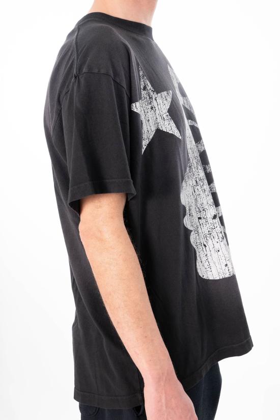 26SS 헬스타 반팔 티셔츠 HSCC2TE01 BLACK - HELLSTAR