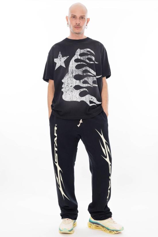 26SS 헬스타 반팔 티셔츠 HSCC2TE01 BLACK - HELLSTAR