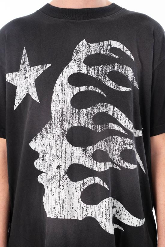 26SS 헬스타 반팔 티셔츠 HSCC2TE01 BLACK - HELLSTAR