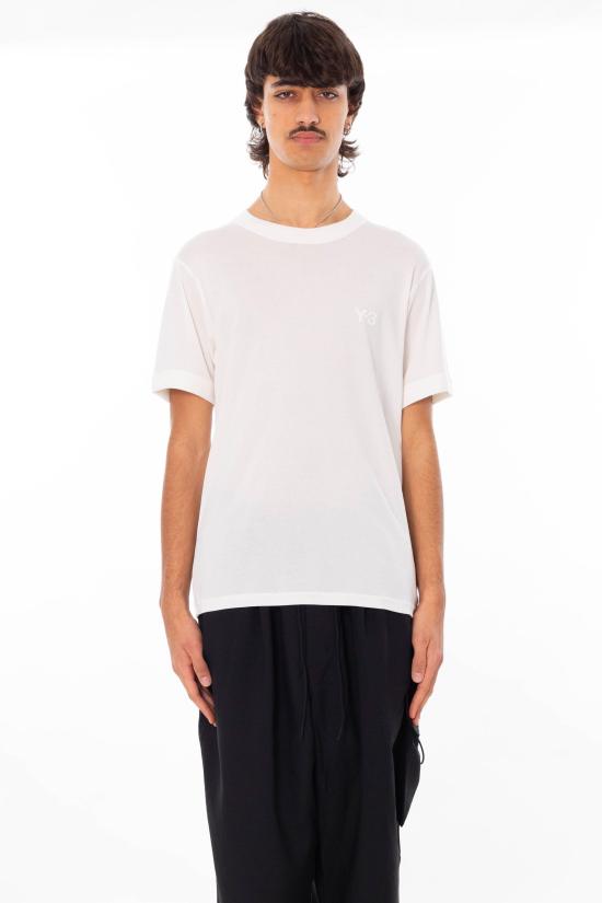 26SS 와이쓰리 반팔 티셔츠 KB4631 CWHITE Bianco