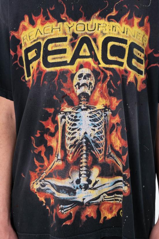 26SS 헬스타 반팔 티셔츠 HSPS26TE4 BLACK - HELLSTAR